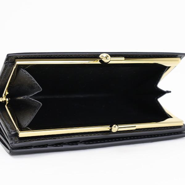 JIL SANDER ブラック 二つ折り財布　がま口 JIL SANDER（ジルサンダー） GOJI PURSE SMALL 二つ折り財布 ミニ財布