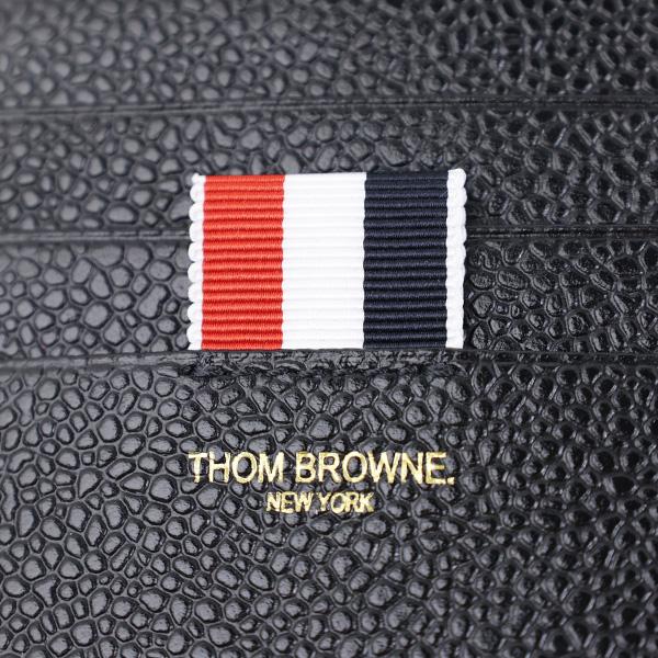 THOM BROWNE トムブラウン Flat Wallet ハーフジップウォレット THOM BROWNE トムブラウン Flat Wallet ハーフジップウォレット