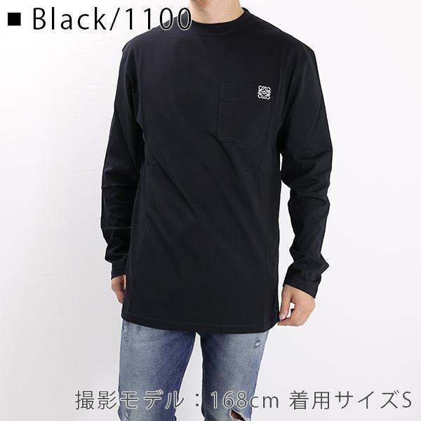LOEWE アナグラム コットン 長袖Tシャツ 人気 LOEWE ロエベ Anagram Long Sleeve T-Shirt Tシャツ ロゴTシャツ