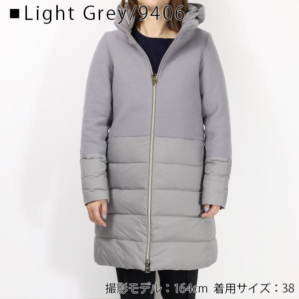 HERNO（ヘルノ） HOODED COAT ダウンコート ダウンジャケット アウター 防寒 切り替え レディース PI001564D ...