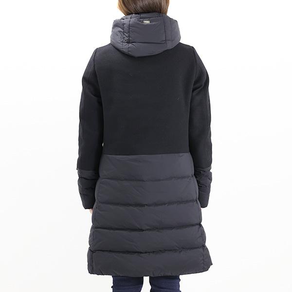 HERNO（ヘルノ） HOODED COAT ダウンコート ダウンジャケット アウター 防寒 切り替え レディース PI001564D ...