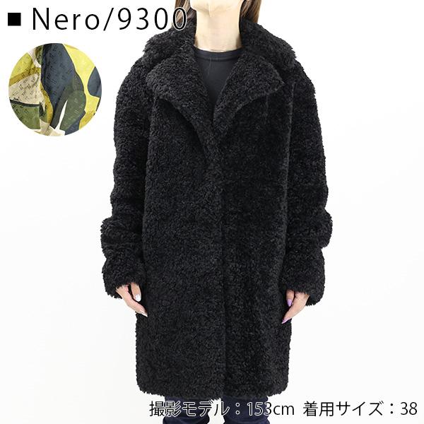 HERNO（ヘルノ） CURLY FAUX FUR COAT コート チェスターコート アウター レディース CA000439 D12421 ...