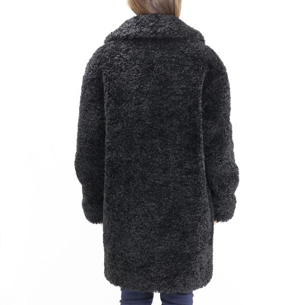 HERNO（ヘルノ） CURLY FAUX FUR COAT コート チェスターコート アウター レディース CA000439 D12421 ...