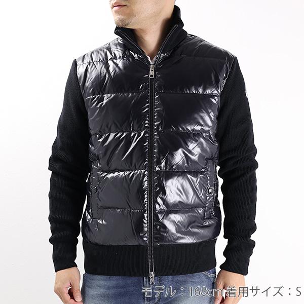 美品人気モデル！ MONCLERダウン切替 カーディガン ブルゾン モンクレール MONCLER モンクレール Cardigan カーディガン ダウン 切り替え
