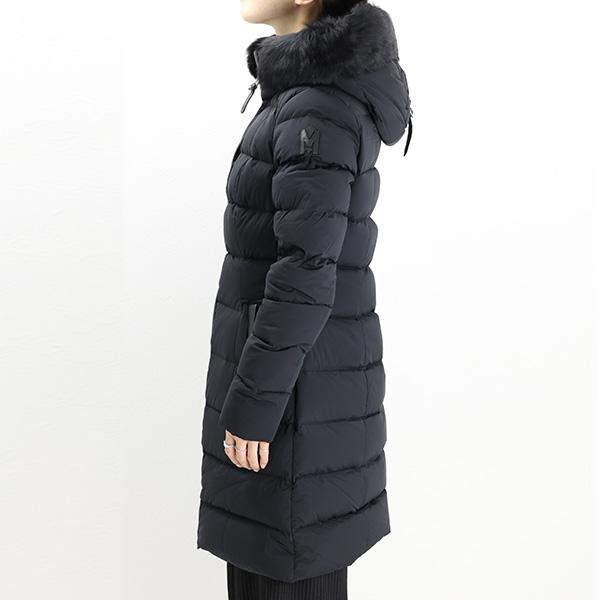 Mackage マッカージュ カラ ライト ダウンジャケット ロゴ ミドル丈 撥