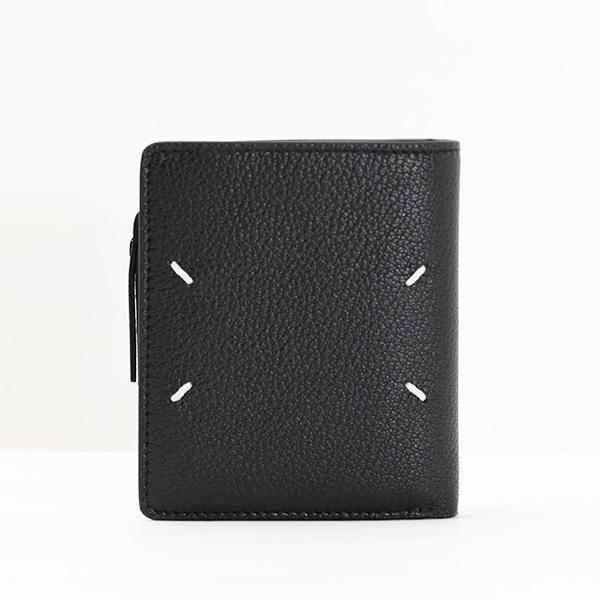 Maison Margiela メゾンマルジェラ 二つ折り財布 ミニ財布 レザー 4ステッチ メンズ レディース ユニセックス SA1UI0009 P4806 財布、帽子、ファッション小物 Maison Margiela メゾンマルジェラ 二つ折り財布 ミニ財布 レザー 4ステッチ メンズ レディース ユニセックス SA1UI0009 P4806