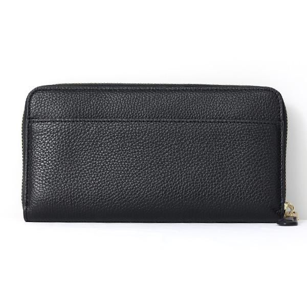 COACH（コーチ） Accordion Zip Wallet ラウンドファスナーレザー