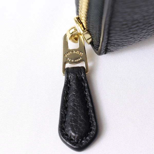 COACH（コーチ） Accordion Zip Wallet ラウンドファスナーレザー