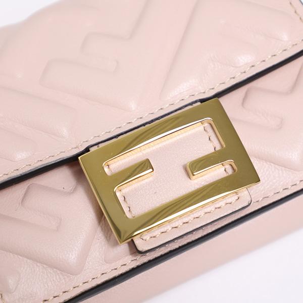 FENDI 三つ折り財布 FFロゴプリント Fendi 三つ折り財布 FFロゴ ブラウン/ブラック