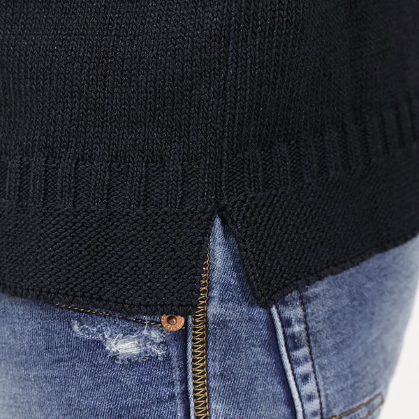 Maison Margiela メゾンマルジェラ テクスチャード ニット セーター 長袖 クルーネック コットン ウール メンズ SI1GP0004 S18065の画像