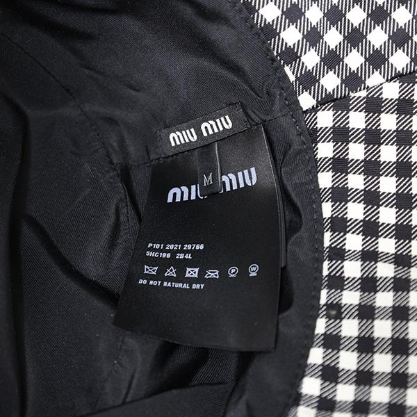 miu miu（ミュウミュウ） バケットハット ハット 帽子 ギンガム