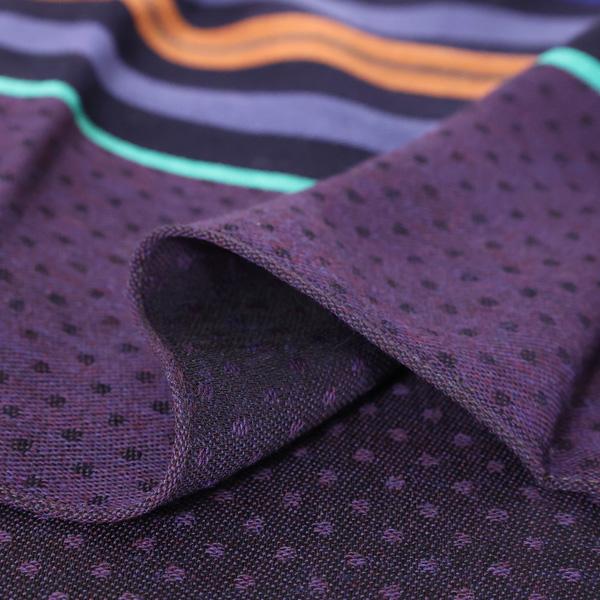 Paul Smith（ポール・スミス） Mixed Panel Jacquard Silk Mix Scarf