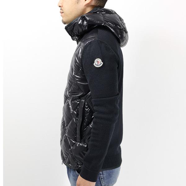 MONCLER モンクレール CARDIGAN TRICOT パーカー カーディガン ダウン ニット キルティング アウター メンズ 9B00024 M1121｜lag-onlinestore｜03