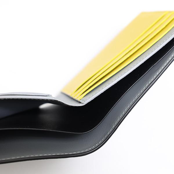 FENDI フェンディ Bi-Fold Wallet 二つ折り財布 折りたたみ財布 小銭入れなし コンパクト FFロゴ レザー メンズ 7M0169ALE8の画像