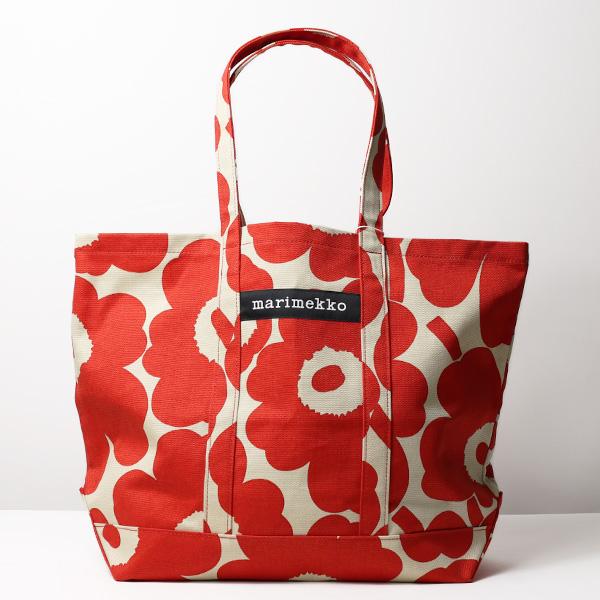 マリメッコPeruskassi ロゴトートバッグ marimekko（マリメッコ） Peruskassi Pieni Unikko Tote Bag トート