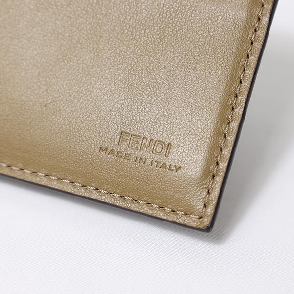FENDI（フェンディ） FF LOGO Bi-Fold Wallet 折りたたみ財布 ミニ財布