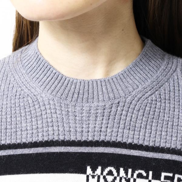 MONCLER ENFANT モンクレール セーター ニット 長袖 クルーネック ウール ロゴ キッズ 大人もOK 9C00002M1131の画像