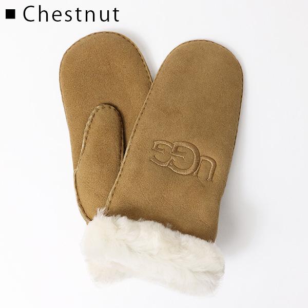 UGG ミトン　手袋 UGG（アグ） W SHEEPSKIN EMBROIDERED MITTEN 手袋 ミトン グローブ