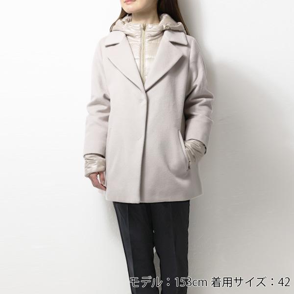 HERNO ヘルノ Luxury Wool Nylon Ultralight Jacket ウルトラライトジャケット ダウン ジャケットコート レディース GC000361D 33313｜lag-onlinestore｜04