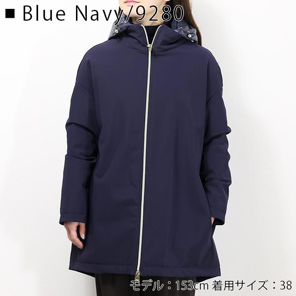 HERNO ヘルノ Nylon Down Jacket ダウンコート フード付き ミディアム