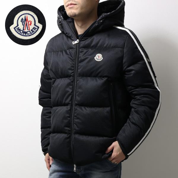 モンクレール SANBESAN 2 黒 フードダウン 4D211 MONCLER（モンクレール） SANBESAN ダウンジャケット フードあり