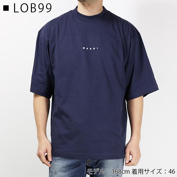 MARNI（マルニ） Logo T-Shirt Tシャツ 半袖 モックネック ロゴ
