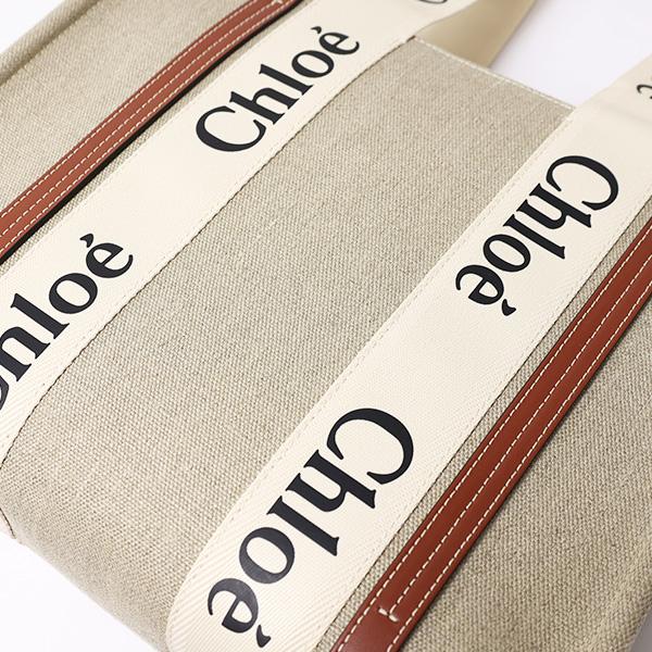 Chloe（クロエ） WOODY Medium トートバッグ ロゴ ショルダーバッグ