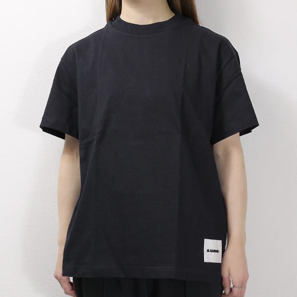 JIL SANDER ジルサンダー 1枚売り  Tシャツ 半袖 クルーネック ロゴパッチ コットン レディース J40GC0001 J45048｜lag-onlinestore｜04