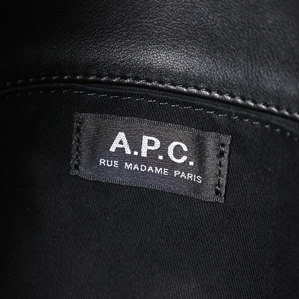 A.P.C. ロゴ Ninon フェイクレザー ミディアム トートバッグ Ninon トートバッグ｜UNISEXE / SACS｜A.P.C. | アーペーセー