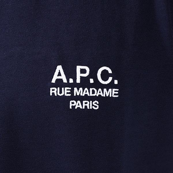 APC アーペーセー ナイロン ストレッチ カーゴパンツ 刺繍ロゴ入り A.P.C.（アーペーセー） Tシャツ ロゴT ロゴ刺繍 ミニロゴ コットン