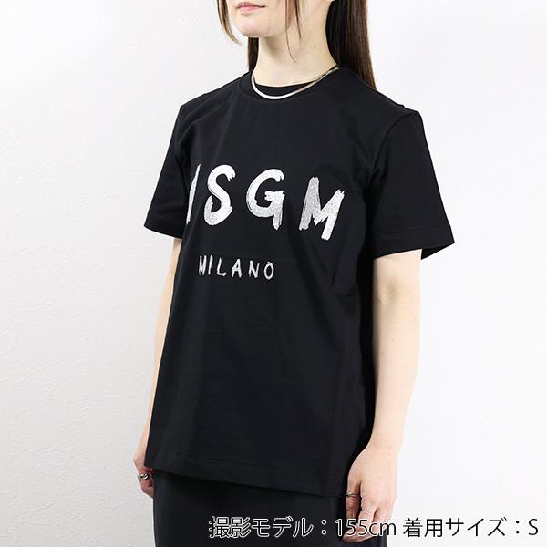 MSGM エムエスジーエム Tシャツ 半袖 ロゴT コットン レディース 3441 