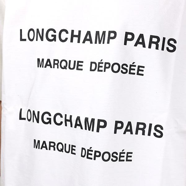 Longchamp ロンシャン ロゴ Tシャツ クルーネック 半袖 オーバーサイズ ユニセックス 60125｜lag-onlinestore｜07