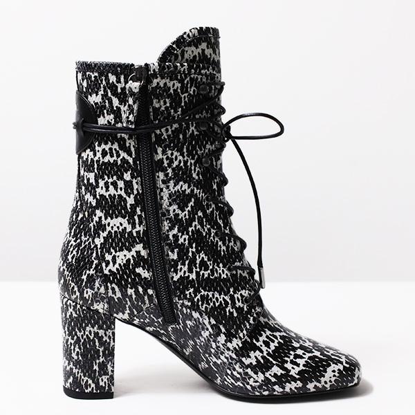 Longchamp ロンシャン ブラック　ショートブーツ 厚底 LONGCHAMP（ロンシャン） Lace up Boots ショートブーツ ブーツ ヒール