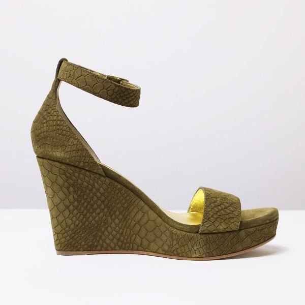 Longchamp ロンシャン Strap Sandals サンダル ウエッジソール 