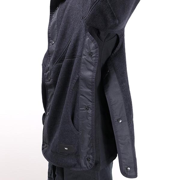 Y-3 ワイスリー FLEECE JACKET フリース ジャケット フードあり Y-3 ワイスリー FLEECE JACKET フリース ジャケット フードあり