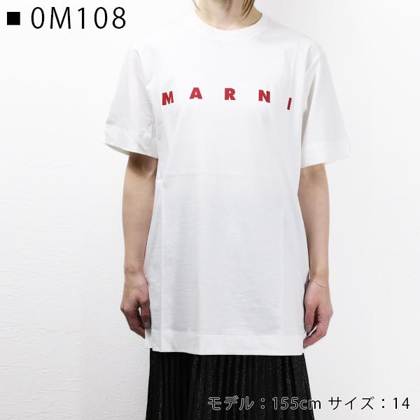 MARNI マルニ LOGO T-SHIRT Tシャツ 半袖 クルーネック ロゴT MARNI マルニ LOGO T-SHIRT Tシャツ 半袖 クルーネック ロゴT