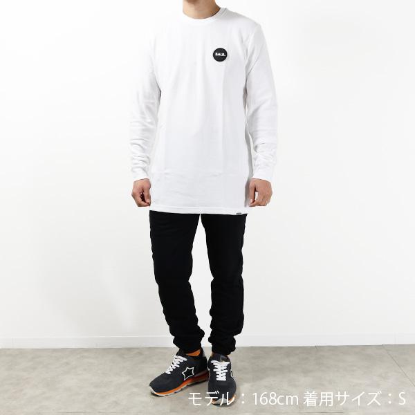 BALR.（ボーラー） Olaf Straight Round Rubber Badge Tシャツ 長袖
