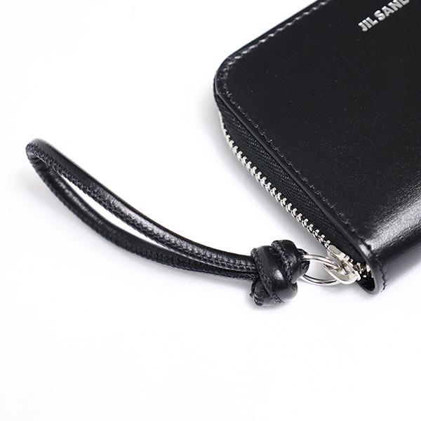 JIL SANDER☆ラウンドジップ ロゴ コンパクト財布 コインケース JIL SANDER☆ラウンドジップ ロゴ コンパクト財布 コインケース