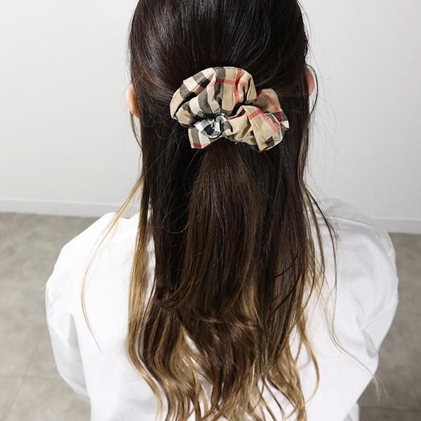 BURBERRY バーバリー Vintage Check Cotton Scrunchie シュシュ BURBERRY バーバリー Vintage Check Cotton Scrunchie シュシュ