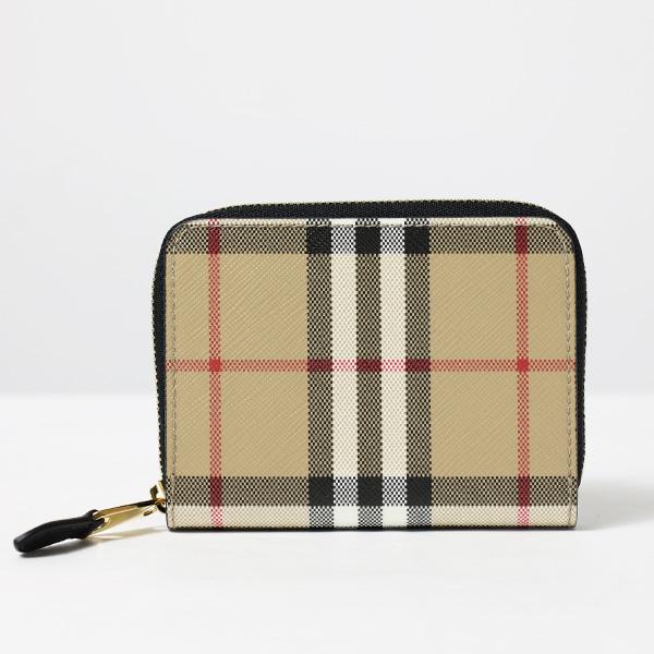 BURBERRY バーバリー ラウンドジップ コインケース コンパクト財布