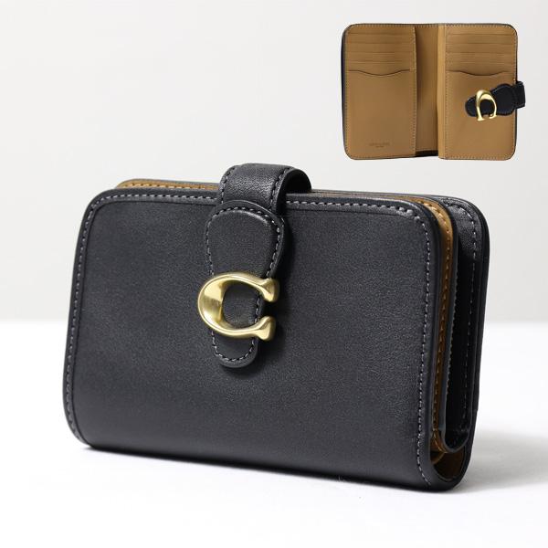 COACHコーチタビー高級レザーミディアム二つ折り財布ブラウン COACH（コーチ） 二つ折り財布 折りたたみ財布 小銭入れあり タビー