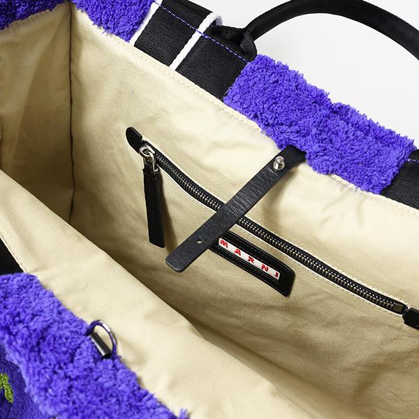 MARNI（マルニ） Logo Strap Terry Tote Bag トートバッグ イースト 