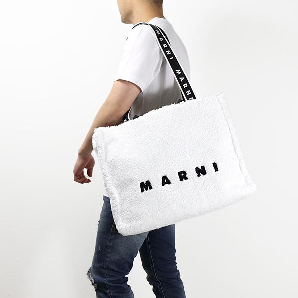 MARNI（マルニ） Logo Strap Terry Tote Bag トートバッグ イースト 
