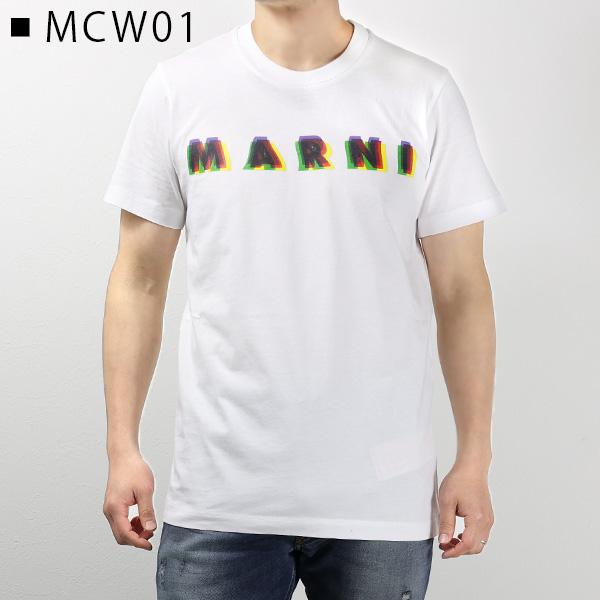 MARNI（マルニ） Tシャツ 半袖 クルーネック ロゴT 3Dロゴ