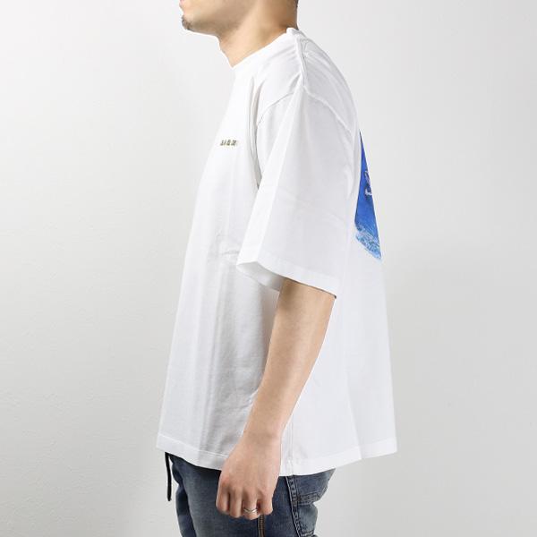 MARNI（マルニ） Tシャツ 半袖 クルーネック ロゴT 3Dロゴ コットン