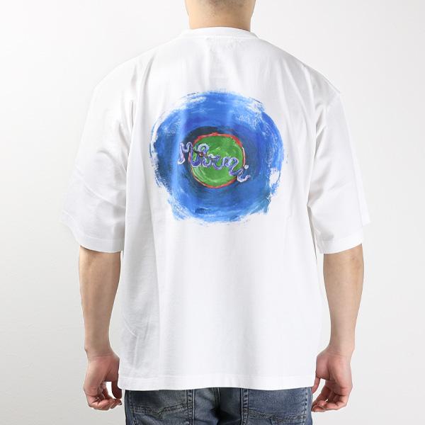 MARNI（マルニ） Tシャツ 半袖 クルーネック ロゴT 3Dロゴ コットン