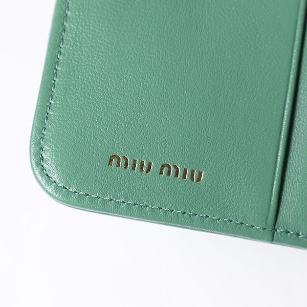 miu miumiu ミュウミュウ MATELASSE SMALL WALLET 二つ折り財布 miu miumiu ミュウミュウ MATELASSE SMALL WALLET 二つ折り財布