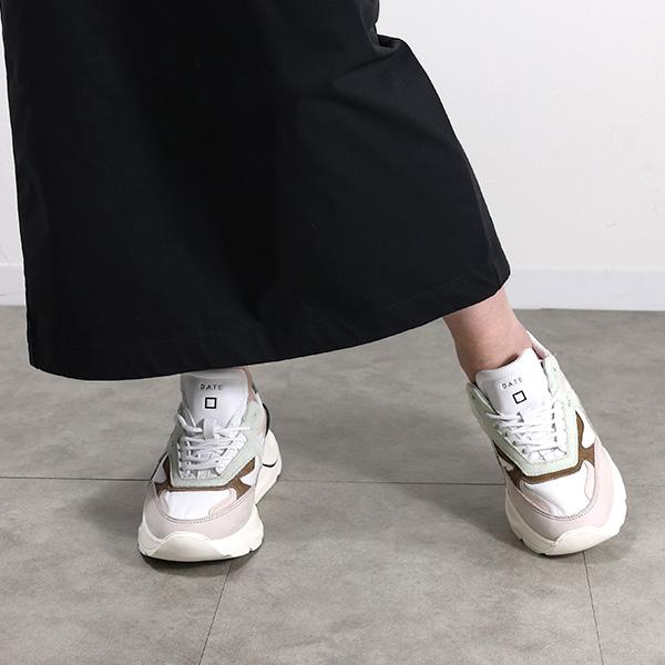 DATE FUGA スニーカー　NYLON　ナイロン　 37 美品 D.A.T.E. デイト FUGA Nylon スニーカー ローカット レザー 本革