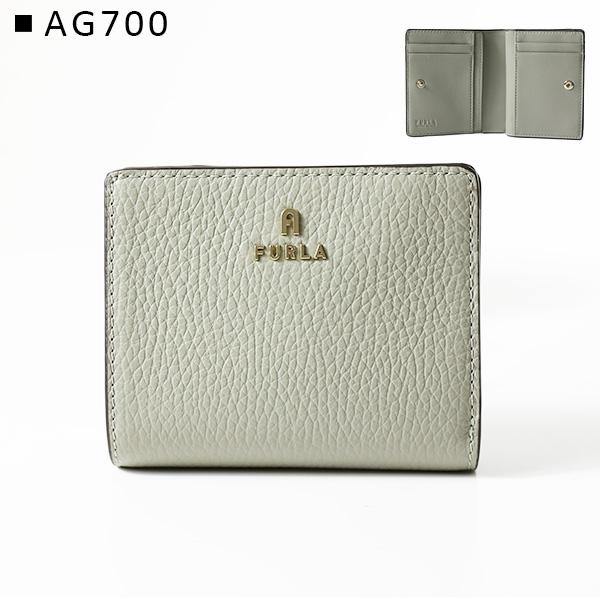 FURLA（フルラ） CAMELIA S COMPACT ラウンドジップ 二つ折り財布 S