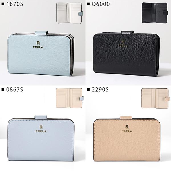 ■未使用■　フルラ カメリア M コンパクト ウォレット 二つ折り 財布 レザー グリーン WP00314 箱 【135101】 FURLA（フルラ） FURLA WP00314 HSF000 ニつ折り財布 CAMELIA M